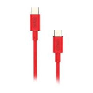 Cable NUBBEH Elisium USB-C/USB-C 1m Rojo (NBTCABLCCR1)