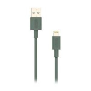 Cable NUBBEH USB-A/Lightning 1m 2A Verde (NBTCABLALG1)