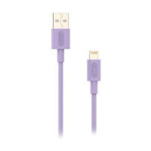 Cable NUBBEH USB-A/Lightning 1m 2A Lila (NBTCABLALP1)