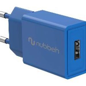 Cargador Pared NUBBEH 1USB-A 10W Azul (NBWALLCHUSBBL10)