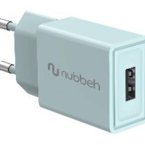 Cargador Pared NUBBEH USB-A 10W Turques(NBWALLCHUSBT10)