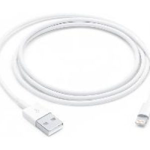 Cable Apple USB-A/M a Lightning/M 1m Blanco (MUQW3ZM/A)