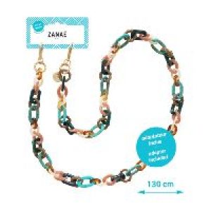 Cadena ZANAÉ karma tierra azul 130cm Multicolor (18330)
