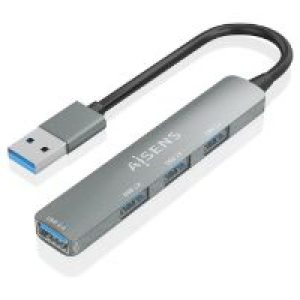 Hub AISENS USB-A 3.0 a 3USB 2.0/1USB-A Gris (A106-0859)