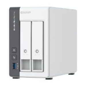 NAS QNAP 2 Bahías 4Gb USB-A RJ45 Blanco (TS-216G)