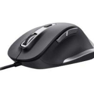 Ratón Trust Fyda Óptico USB-A 2.0 5000dpi Negro (24728)