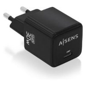 Cargador de Pared AISENS 30W Negro (ASCH-30W1P036-BK)