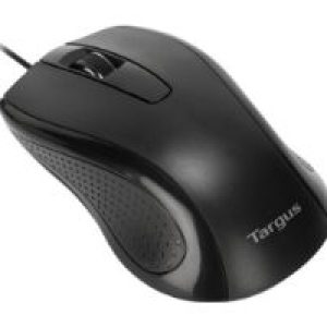 Ratón TARGUS Óptico USB-A 1000dpi Negro (AMU81AMGL)