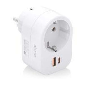 Enchufe AISENS 1Toma 1Usb-C PD 1Usb-A (ASPS-1A1C06-W)