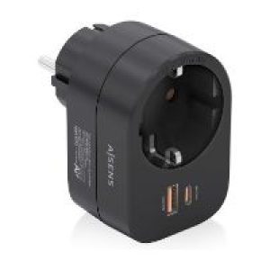 Enchufe AISENS 1Toma 1Usb-C 1Usb-A (ASPS-1A1C07-BK)