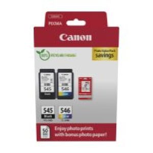 Tinta Canon EcoPack PG-545+CL-546 + 50 Hojas (8287B008)