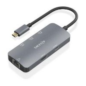 Dock AISENS USB-C a HDMI/USB/PD Gris (ASUC-6P019-GR)