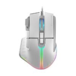 Ratón Mars Gaming Óptico RGB USB 12800dpi Blanco(MMXTW)