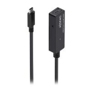 Cable AISENS USB-C/M a USB-C/H 10m Negro (A107-0870)