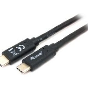 Cable EQUIP USB-C/M a USB-C/M 1m Negro (128346)