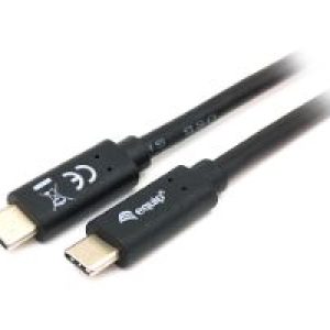 Cable EQUIP USB-C/M a USB-C/M 2m Negro (128347)