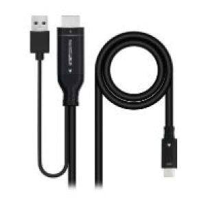 Nanocable HDMI/M a USB-C/M 1.8m Negro (10.15.4354)