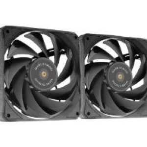 Ventilador Mars Gaming PWM 120mm Negro Kit 2 (MFNCLX2)