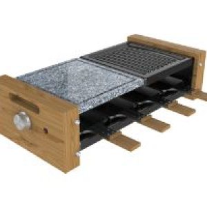 Raclette CECOTEC Cheese&Grill 8400 Wood MixGrill(03100)