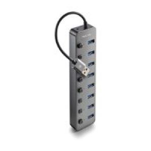 Hub NGS USB-A 2.0 a 8xUSB-A 3.0 Gris (IHUB8)