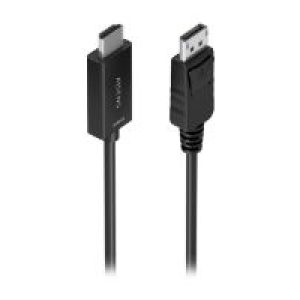 Cable AISENS DP/M a HDMI/M 3m Negro (A125-0895)