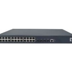 Switch LevelOne 24xRJ45 GbE 4xSFP+ PoE+ 400W (GTP-2871)
