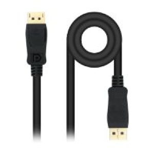 Nanocable DP 1.4/M a DP/M 1m Negro (10.15.2601)