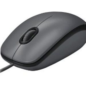 Ratón LOGITECH M100 USB-A 1000dpi Negro (910-006652)