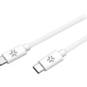 Cable CELLY USB-C a USB-C 1.5m Blanco (USBCUSBCCOTTWH)