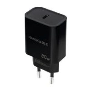 Cargador Pared Nanocable 1xUSB-C 20W Negro (10.10.2006)