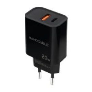 Cargador de Pared Nanocable USB-A/C Negro (10.10.2008)