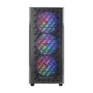 Caja Mars Gaming FRGB ATX mATX Mini-ITX Negra (MCGEO)