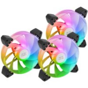 Ventilador Mars Gaming ARGB 3x120mm Negro (MF3AR)