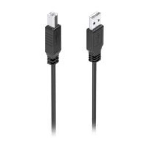 Cable AISENS USB-A/M a USB-B/M 15m Negro (A101-0906)