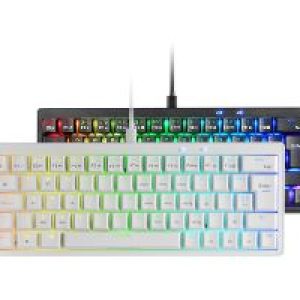 Teclado Mars Gaming RGB USB-C Blanco (MKMINIPROWBES)
