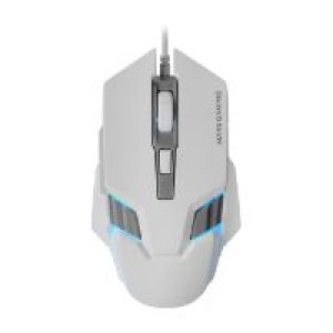 Ratón Mars Gaming Óptico RGB USB 4000dpi Blanco(MM024W)