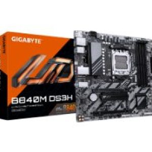 GIGABYTE B840M DS3H: (AM5) 4DDR5 USB DP HDMI RJ45 mATX