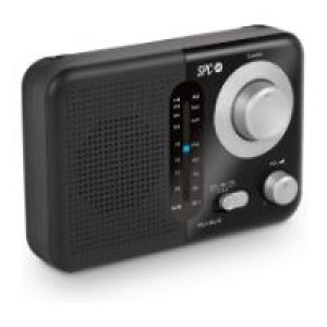 Radio Portátil SPC Valdi Analógica AM/FM Negra (4590N)