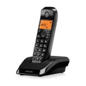 Teléfono Inalámbrico Motorola S12 DECT Negro (S1201)