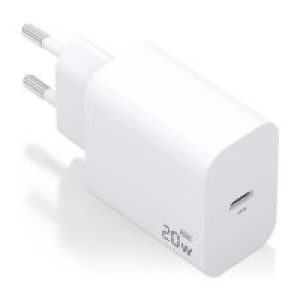 Cargador de Pared AISENS 1xUSB-C 20W Blanco (A110-0938)