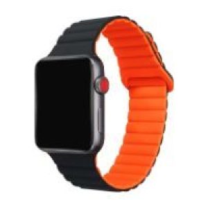 Correa CELLY 42/44/45mm Negro/Naranja (WBANDMAGBKOR)
