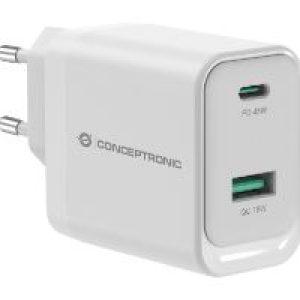 Cargador CONCEPTRONIC USB-A/C 45W PD 3.0 (ALTHEA20W45)