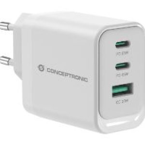 Cargador CONCEPTRONIC USB-A/C 65W PD 3.0 (ALTHEA21W65)