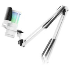 Micrófono Profesional Mars Gaming 3.5mm Blanco(MMICSCW)
