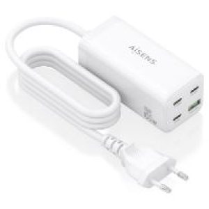 Cargador AISENS 100W 1xUSB-A 3xUSB-C (ASCH-100W4P053-W)