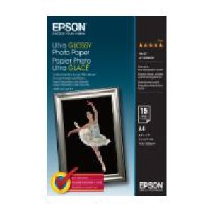 Papel Epson Ultra Glossy A4 15 Hojas (C13S041927)