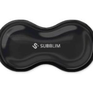 Reposamuñecas SUBBLIM Cristal Flex Negro (SUBMP-04E091)