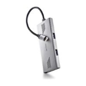 Hub NGS USB-C a 2xUSB-A/2xUSB-C Plata (WONDERDUO-C)