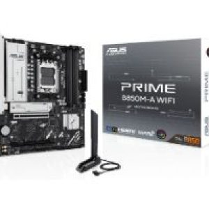 ASUS PRIME B850M-A WIFI: (AM5) 4DDR5 DP HDMI RJ45 mATX