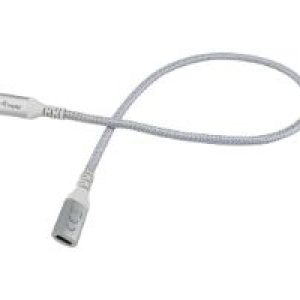 Cable EQUIP USB-C/M a USB-C/H 1m Blanco (EQ128376)